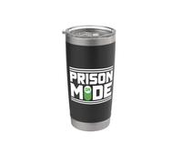 Modo Prisión - Funcionario de prisiones Vaso térmico de acero inoxidable de doble pared