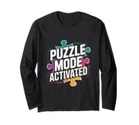 Modo Puzzle Activado Inteligente Desafío Cerebro Manga Larga