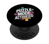 Modo Puzzle Activado Inteligente Desafío Cerebro PopSockets PopGrip Adhesivo