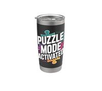 Modo Puzzle Activado Inteligente Desafío Cerebro Vaso térmico de acero inoxidable de doble pared