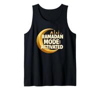Modo Ramadán Activado Divertido ayuno Luna musulmán para Hombres Camiseta sin Mangas