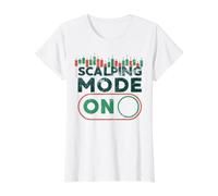 Modo Scalping Activado - Estrategia de Comercio de cifrado Funny Scalpers Camiseta gráfica económica, Mujer, Blanco, XL
