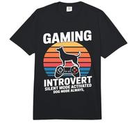 Modo silencioso introvertido para Juegos Modo Perro Activado Siempre Comfort Colors Adult Heavyweight T-Shirt