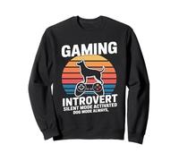 Modo silencioso introvertido para Juegos Modo Perro Activado Siempre Sudadera