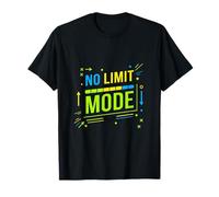 Modo Sin Límite Motivación Audaz Diseño Gráfico Camiseta