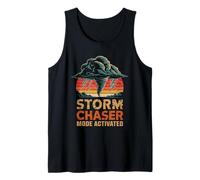 Modo Tormenta Activado Tornado Lightning Sunset Camiseta sin Mangas
