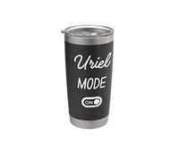 Modo Uriel Activado Nombre Gracioso Vaso térmico de acero inoxidable de doble pared