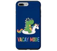 Modo Vacay Dinosaur Unicornio Fun Float Carcasa para iPhone 7 Plus/8 Plus