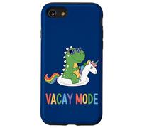 Modo Vacay Dinosaur Unicornio Fun Float Carcasa para iPhone SE (2020) / 7 / 8