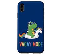 Modo Vacay Dinosaur Unicornio Fun Float Carcasa para iPhone XS Max