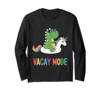 Modo Vacay Dinosaur Unicornio Fun Float Manga Larga