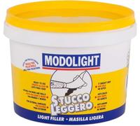 MODOLIGHT - Masilla Reparadora Ligera Blanca - Para Reparar Agujeros y Reconstruir Cantos en la Pared - Listo para usar, Moldeable, Fácil de Usar - 500 ml.