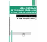 Modos Anormales De Terminación Del Proceso En El Código Procesal Civil