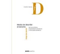 Modos De Describir El Derecho. Normas Jurídicas Proposiciones No Rmati