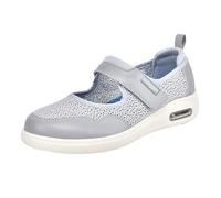 MODRYER Zapatos Ortopédicos para Mujer Juanetes Ancho Extra Pies Hinchados Diabéticos Memory Foam Ajustables Caminar Ancianos Artritis Edema Fácil De Poner,Grey-42 EU