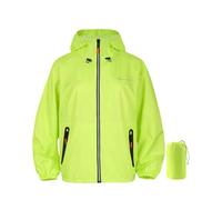 MODSGUE Chaqueta de ciclismo para hombre, impermeable, transpirable, con capucha, para correr, para invierno, otoño, básica, para senderismo, verde, XL