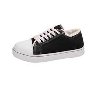 MODSGUE Zapatillas de lona para mujer, zapatillas de invierno, para el tiempo libre, con cordones, de tela, para el tiempo libre, transpirables, elegantes, para novia, zapatillas de lona, para novias