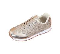 MODSGUE Zapatillas de mujer con purpurina, mocasines, mocasines de estrás, para ocio, al aire libre, informales, planas, para caminar, plataforma básica, zapatillas deportivas, mocasines, slip on lona