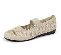 MODSGUE Zapatillas ortopédicas para ancianos para mujer, zapatillas ligeras sin cordones, cómodas zapatillas de caminar sin manos libres para mayores, zapatillas deportivas transpirables, Blanco, 37