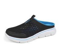 MODSGUE Zapatos ortopédicos para mujer, con cojín de aire, pantuflas, sandalias de verano, de malla, transpirables, ligeras, para diabéticos, ortoback, azul, 45 EU