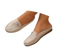 MODSGUE Zapatos ortopédicos para mujer, zapatos de caminar ligeros anchos H malla cómodos al aire libre zapatos de verano transpirables informales comodidad básica, beige, 39