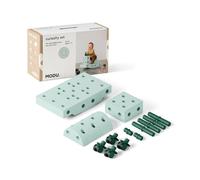 Modu Juguete Marca Modelo 14 tlg. Baukasten Starter-Set Playsystem Curiosity Von 0-6 Jahre - Ocean Mint/Forest Green