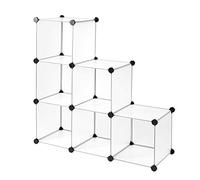 Modular Armario Sistema de estantería Zapatero, 6 Compartimentos 30x30 cm