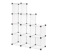 Modular Armario Sistema de estantería Zapatero, 9 Compartimentos 30x30 cm
