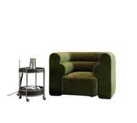 Modular Boucle Sectional Sofa - Armless Component Customizable L-Shaped Couch Upholstered Armchair for Living Room(A)