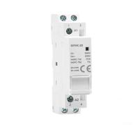 Modular para protección 230 V 25 A 2P 2 NO DIN Carril Hogar AC Contacto Silencioso Duradero con Ventana para sistemas fotovoltaicos