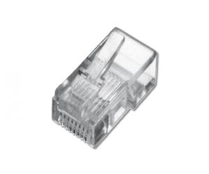 Modular Plug, for stranded Round Cable, 8P8C unshielded