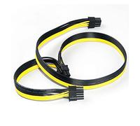 Modular PSU Cables de Suministro energía Pci E Molex 6Pin a 2 -e 8 Pin 6 + 2pin Cable Cinta Express Internal Power Splitter
