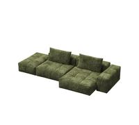 Modular Sectional Couches for Living Room,U-Shaped Cloud Couch with Deep Seat,Sofa with Chaise L-Shaped Design for(G)