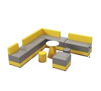 Modular Sectional Sofa, L-Shaped Modular Reception Sofa Set, for Office Lobby, Waiting Area, Meeting Room(3)