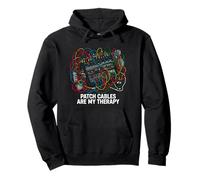 Modular Synthesizer Patch Cables Are My Therapy Sudadera con Capucha