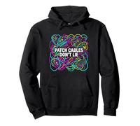 Modular Synthesizer Patch Cables Don't Lie Sudadera con Capucha