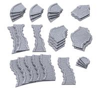 Modular Waterways, 3D Impreso de mesa RPG escenario y terreno de juego de guerra para miniaturas de 28 mm