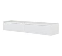 MODULARREDO | Domino Estante de Pared con cajón, 88,2 x 13,4 p20 cm, Blanco, Juego de Tacos, Incluye