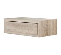 MODULARREDO | LEGO MAXI - Estantería de pared con cajón, 45 x 13,4 x 23,7 cm, roble Sagerau