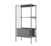 Modulars Designs Wardrobe Closet Closet Portátil Robe Closet para solución de almacenamiento flexible de instalación rápida