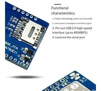 Módulo 4G Luat Air780E Módulo Netcom completo Comunicación serial IoT