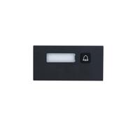 DAHUA VTO4202FB-MB1 ESTACIÓN Exterior Modular para VIDEOPORTERO IP con 1 BOTÓN para Series VTO4202FB-X. Color Negro