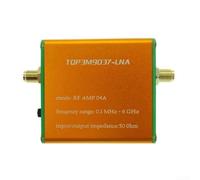 Módulo amplificador de bajo ruido, metal de alta ganancia de 20 dB, 100 kHz-6 GHz, amplificadores RF de banda completa, cabeza hembra para receptor de control remoto para radio FM (sin batería)