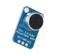 Módulo Amplificador de Micrófono Electret MAX4466 Preamplificador Sensor de Sonido Audio AMP Amplificador de Micrófono Electret