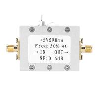 Módulo amplificador de RF 50M-4GHz Amplificador de Bajo Ruido 0.6dB RF LNA Amplificador Módulo de Receptor de Señal de Ganancia de Alta Linealidad -110dBm APM Board para FM HF VHF/UHF Ham Radio