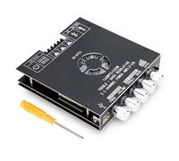 Módulo Amplificador HiFi 2.1 Canales con Bluetooth,160W×2 + 220W Subwoofer,Mini Amplificador Estéreo Digital,Chip TDA7498E,BT 5.0/Entrada USB/AUX,DC15-36V,Placa de Sonido para Cine en Casa y Altavoces