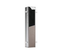 Emco ASIS Plus Módulo de Armario Empotrado para el Conjunto de escobillas, Armario de baño con Soporte para Papel higiénico, Armario Alto con función Push to Open y Tope Izquierdo