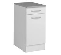 Módulo bajo cocina eko blanco puerta y cajón 40x60cm