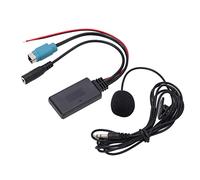 Módulo Bluetooth AUX IN, adaptador de cable Bluetooth AUX IN estéreo de velocidad completa con reemplazo de micrófono extraíble para Alpine 2009 en adelante