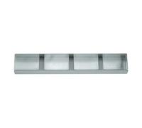 Módulo cabecera sin cajitas, 475x77x40 mm